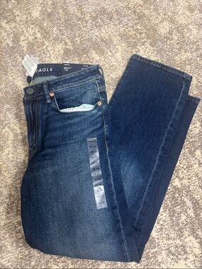 Men’s American Eagle Dark Wash Straight Leg Jeans 30x30